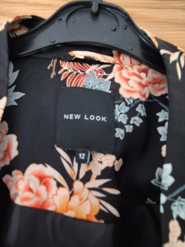 New Look Multi-Floral Jacket Size 12