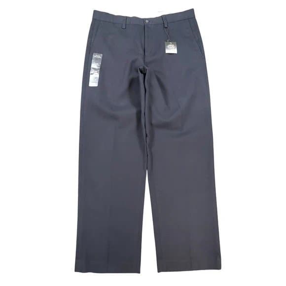 Eddie Bauer Eddie Bauer Chino Pants Mens 34x32 Navy Blue 100% Cotton Relaxed Straight Leg