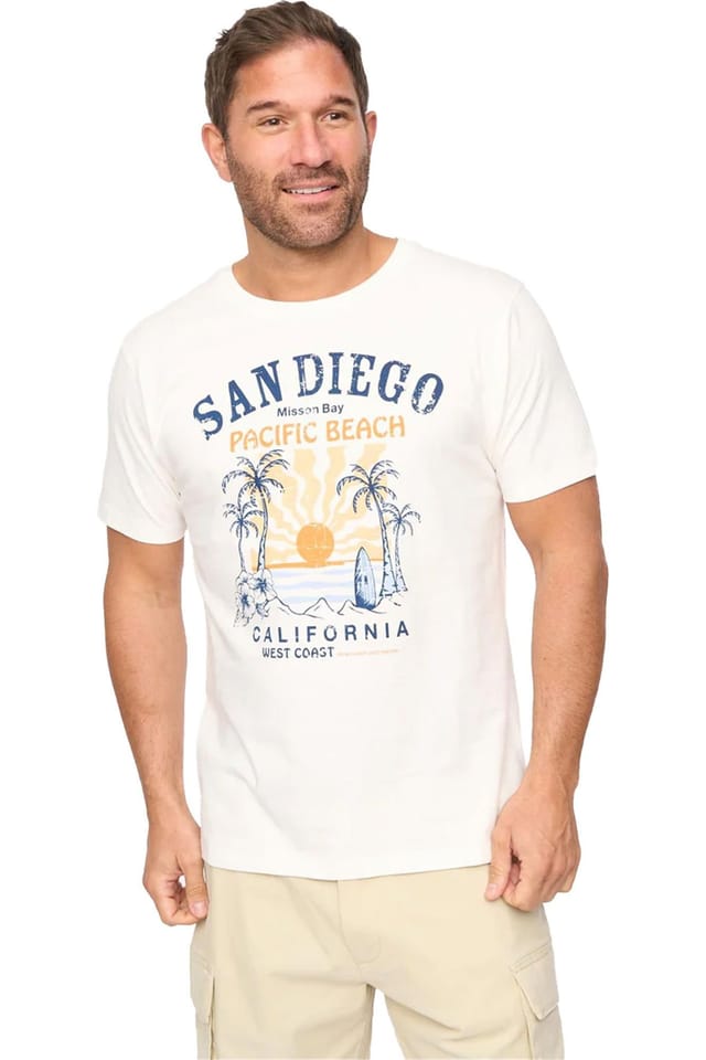 Bewley&Ritch Bewley&Ritch Men's Sandico T-Shirt in Off-White - 2
