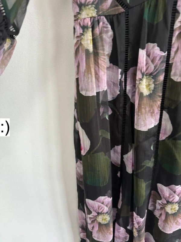 Ted Baker 6 Ted baker dress purple lilac long floral new bnwt chiffon luxury £270