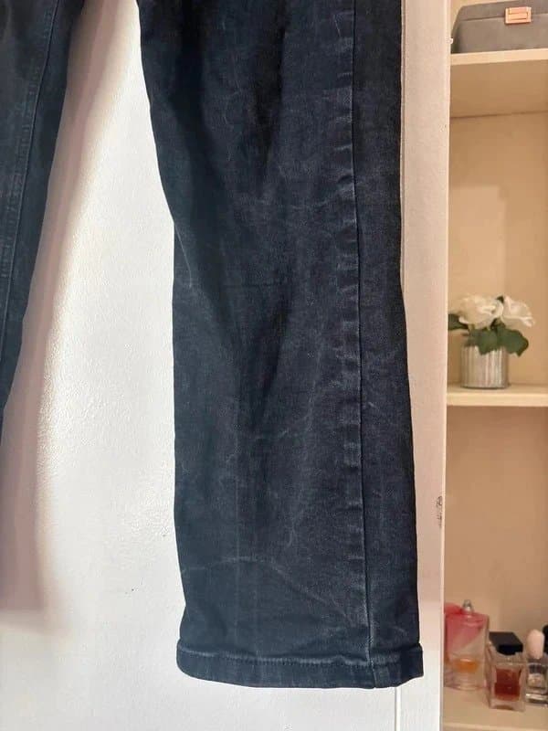 ASOS Asos black cigarette straight leg high wasited jeans w32 l32