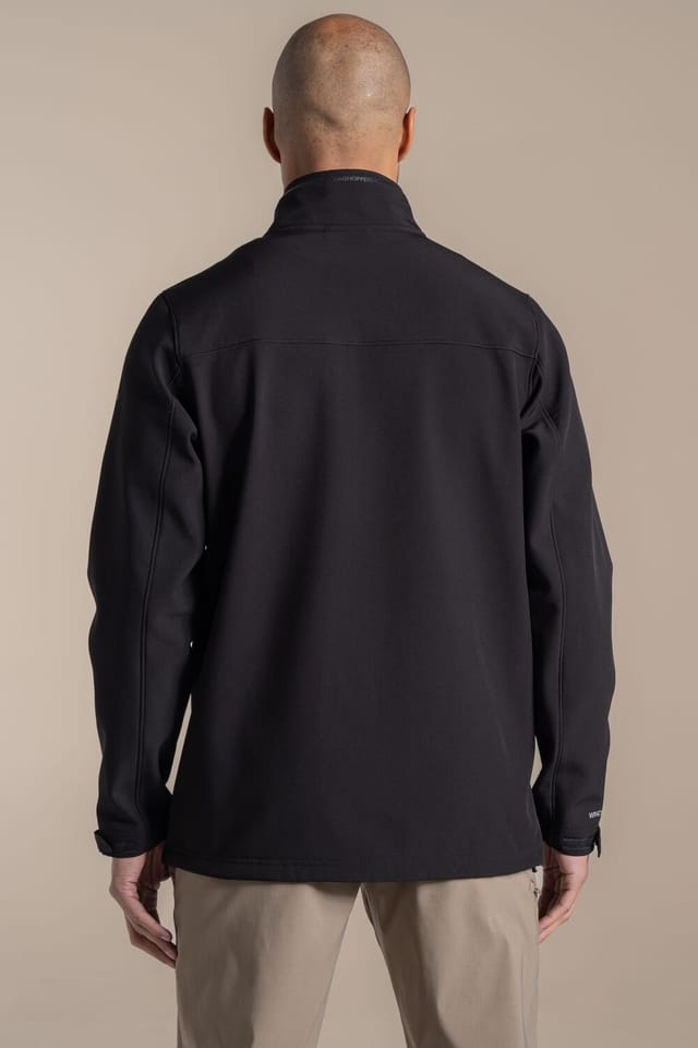 Craghoppers Craghoppers Men's Altis Full-Zip Windproof Water-Repellent Softshell in Black - 2
