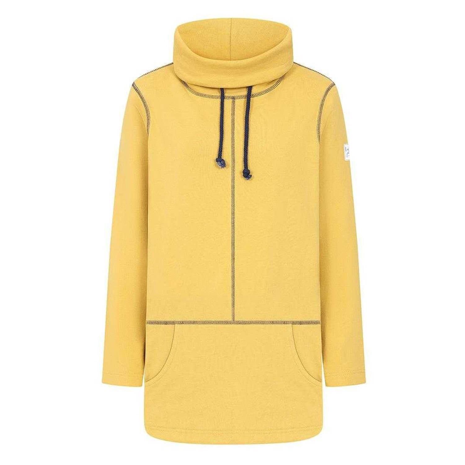 Lazy Jacks Lazy Jacks Women's Drawstring Sweatshirt in Mustard