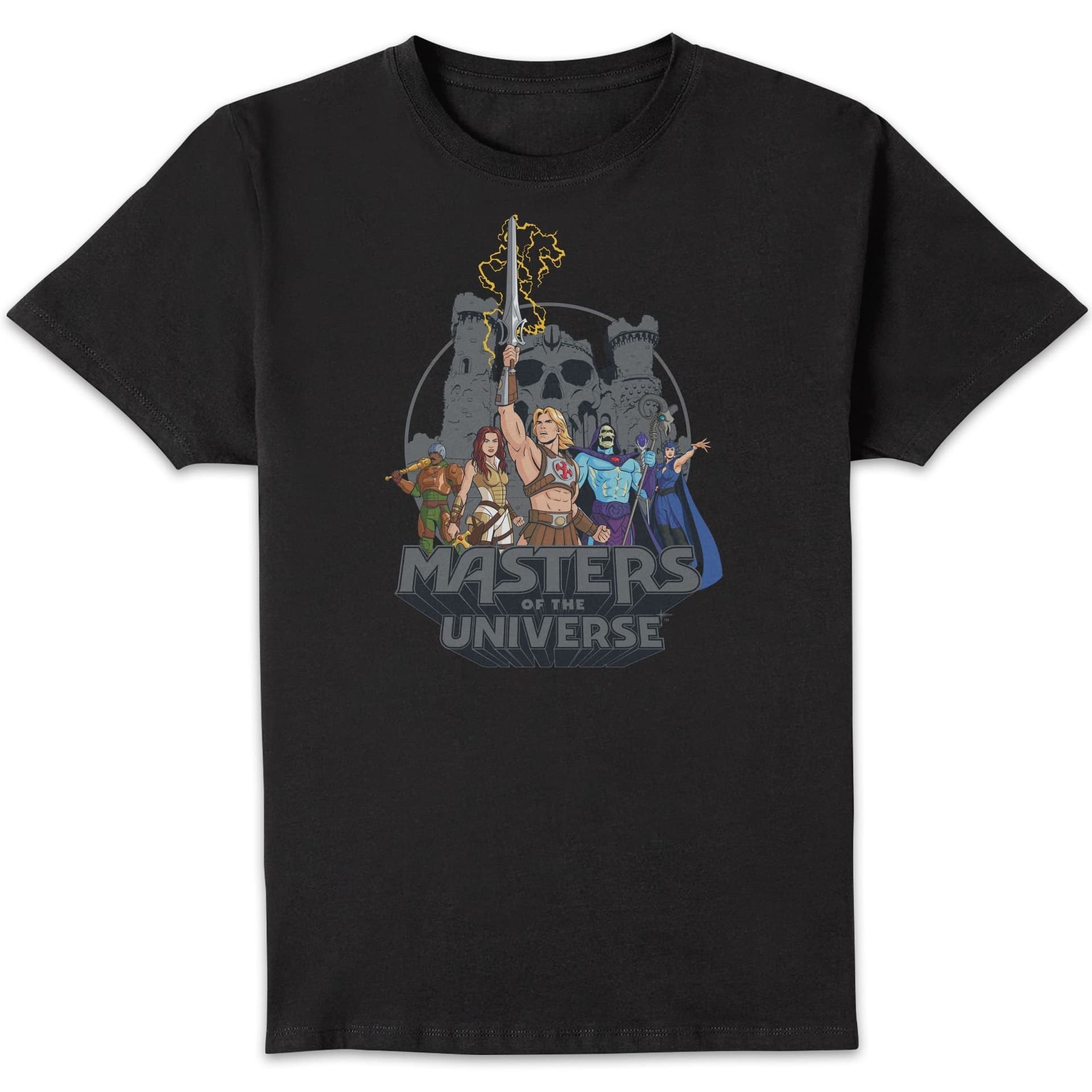 Masters Of The Universe Masters Of The Universe Men's Group Pose T-Shirt - Black