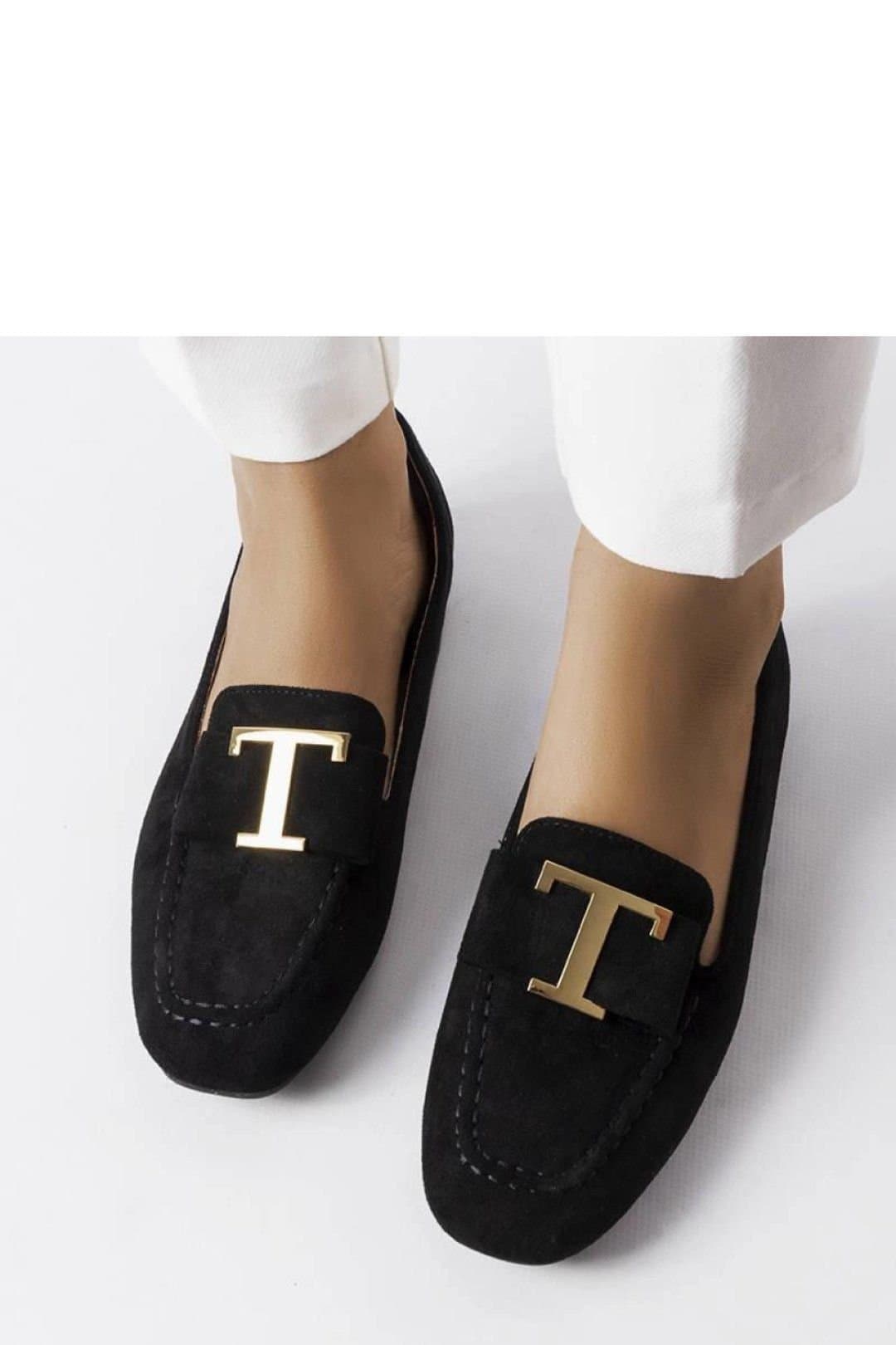 Love Lace Love Lace Women's Adelaide Elegant Faux Suede Slip On Moccasins for Summer in Black