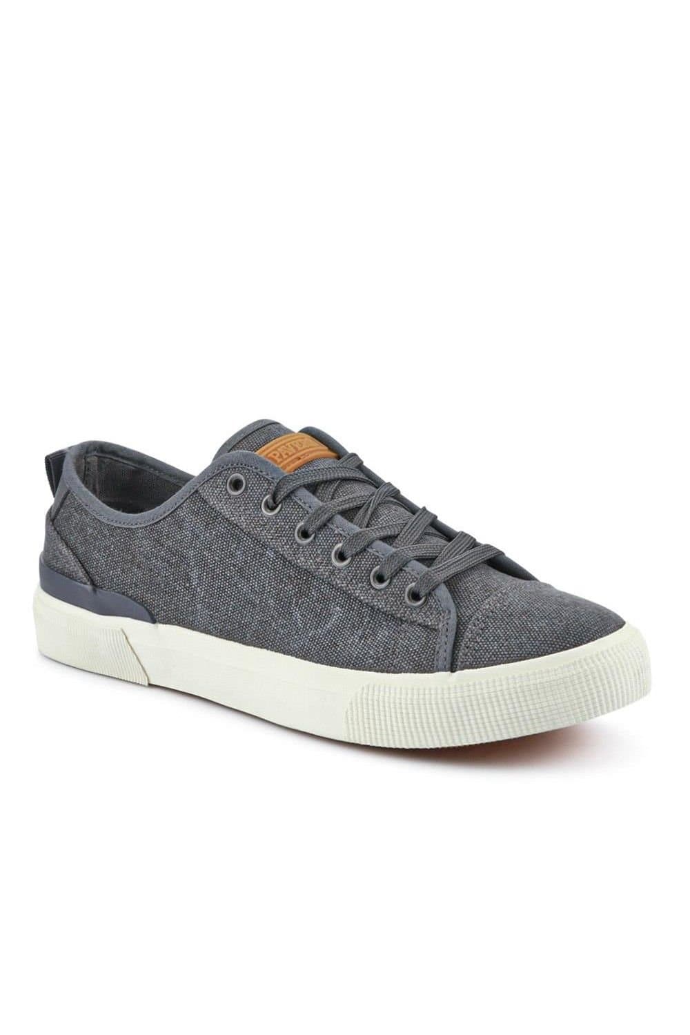 Pavers Pavers Men's Casual Lace-Up Trainers in Grey