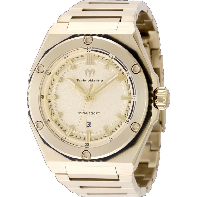 TechnoMarine TechnoMarine Men's TM-416076 Coral Legacy 45mm Quartz Watch in Gold - 1