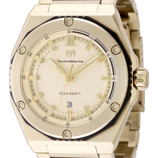 TechnoMarine TechnoMarine Men's TM-416076 Coral Legacy 45mm Quartz Watch in Gold - 2
