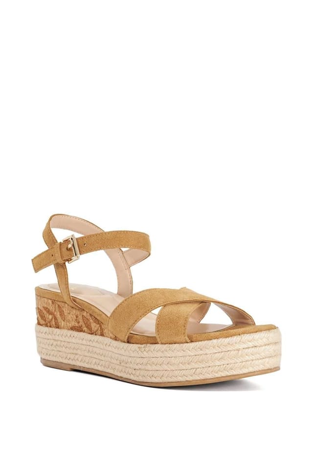 Dune London Dune London Women's 'Kalmias' Wedges in Brown - 2