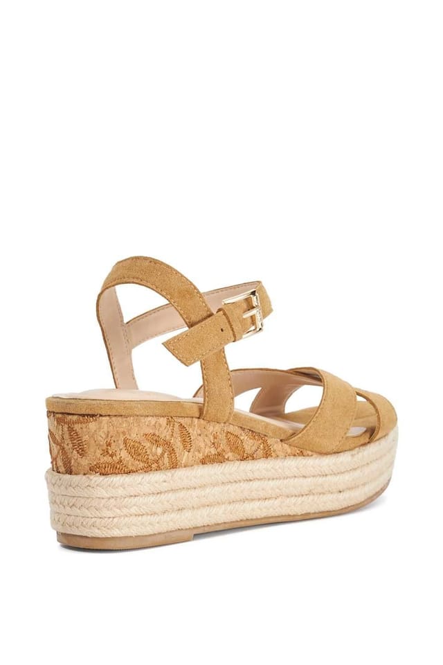 Dune London Dune London Women's 'Kalmias' Wedges in Brown - 3