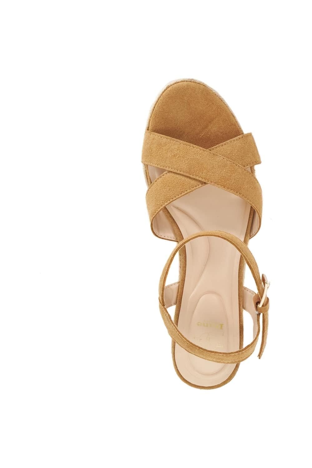 Dune London Dune London Women's 'Kalmias' Wedges in Brown - 4