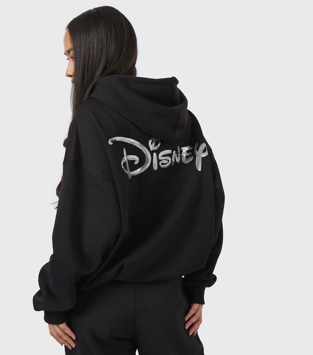 Skinnydip Women's Black Disney Icon Sequin Hoodie Skinnydip New Look - 2