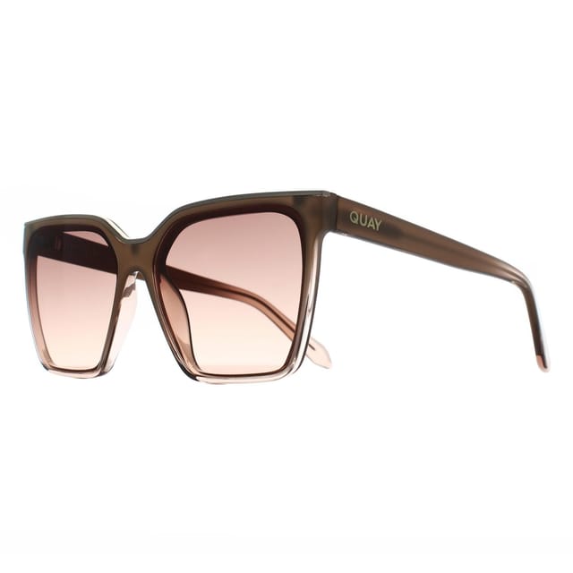 Quay Quay Women's Square Chamomile Dark Fawn Level Up in Brown - 2