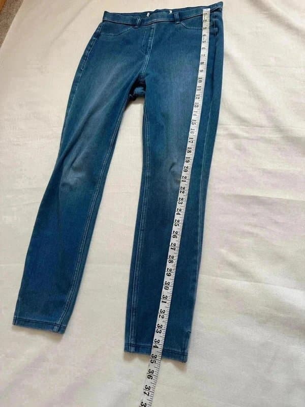 New Look Jeggings skinny jeans jeggings blue elasticated waist size 10