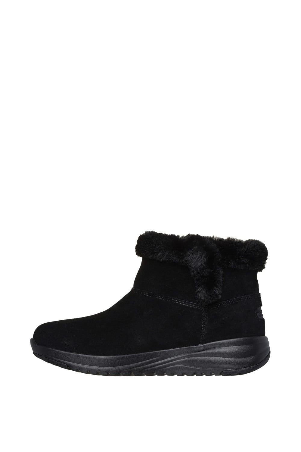 Skechers Skechers Women's On-the-GO Stellar - Cozy Step Shoe in Black - 4