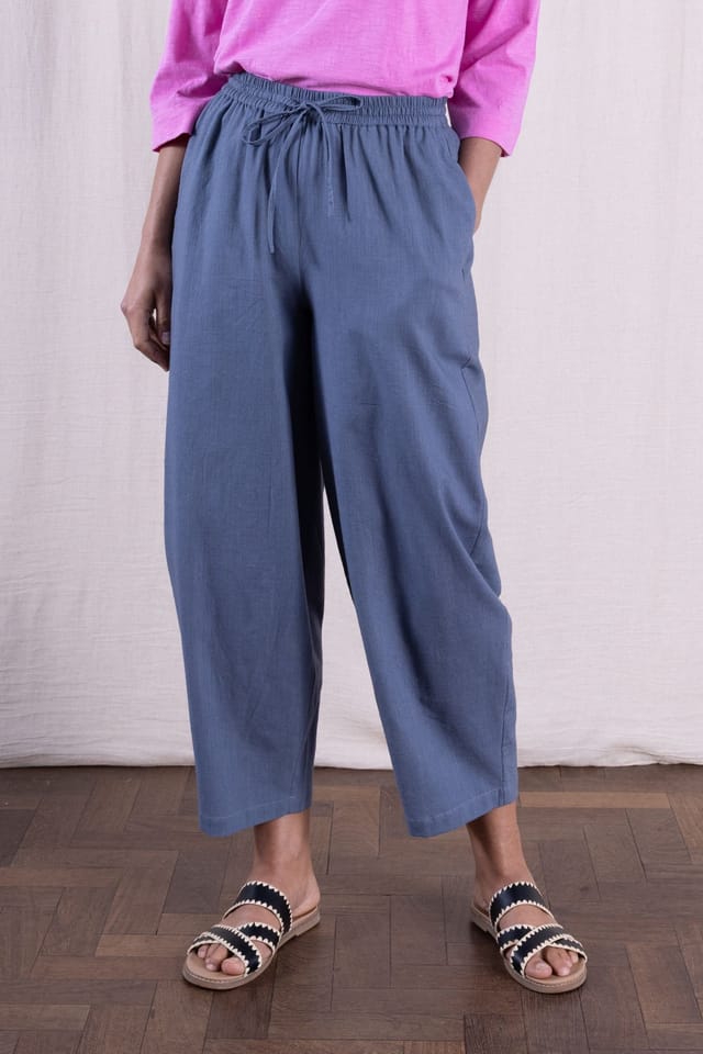 Nomads Clothing Nomads Clothing Women's Women Cotton Bubble Trousers in Grey - 2