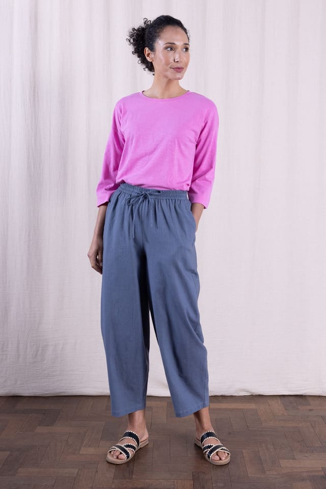 Nomads Clothing Nomads Clothing Women's Women Cotton Bubble Trousers in Grey - 3