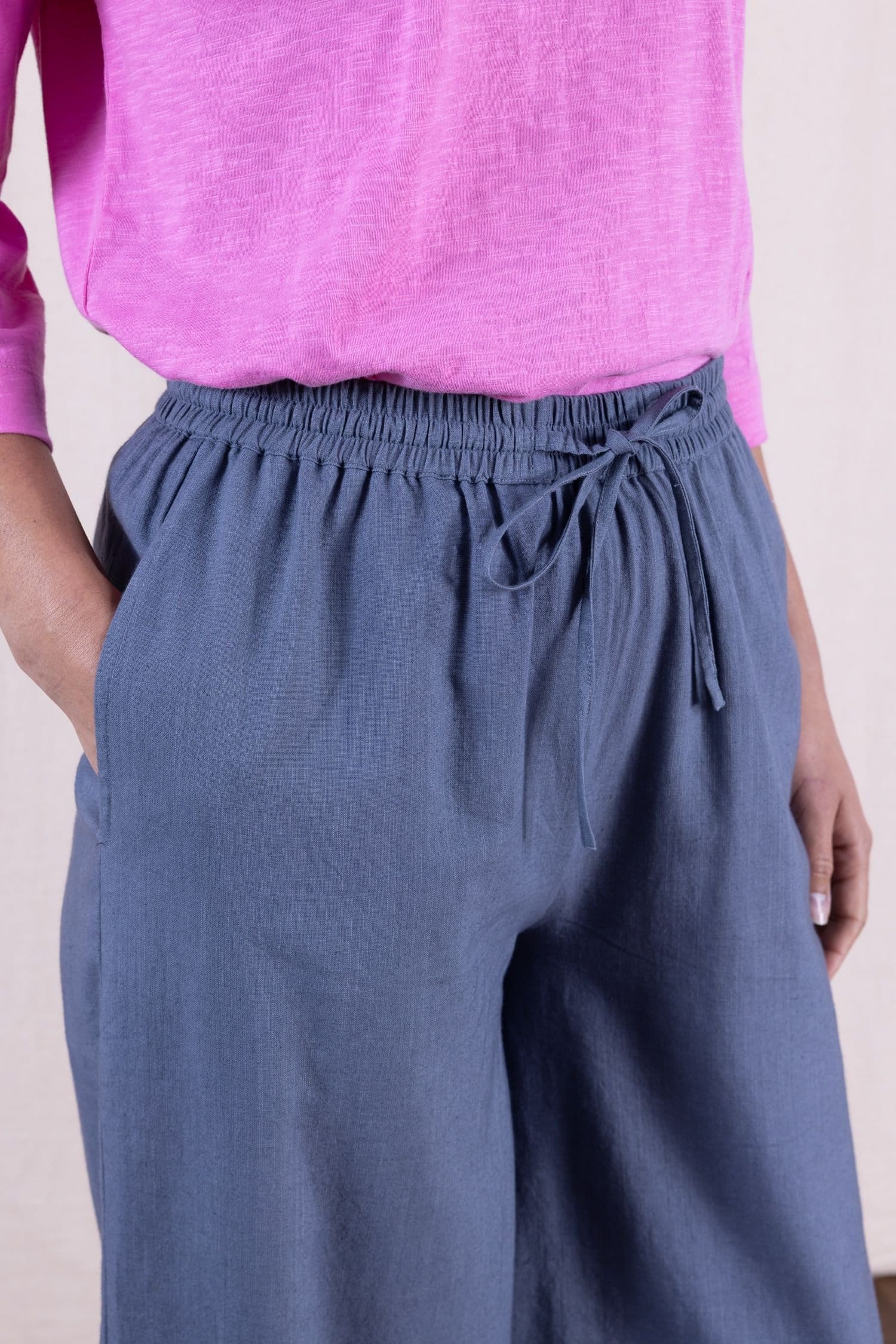 Nomads Clothing Nomads Clothing Women's Women Cotton Bubble Trousers in Grey - 4