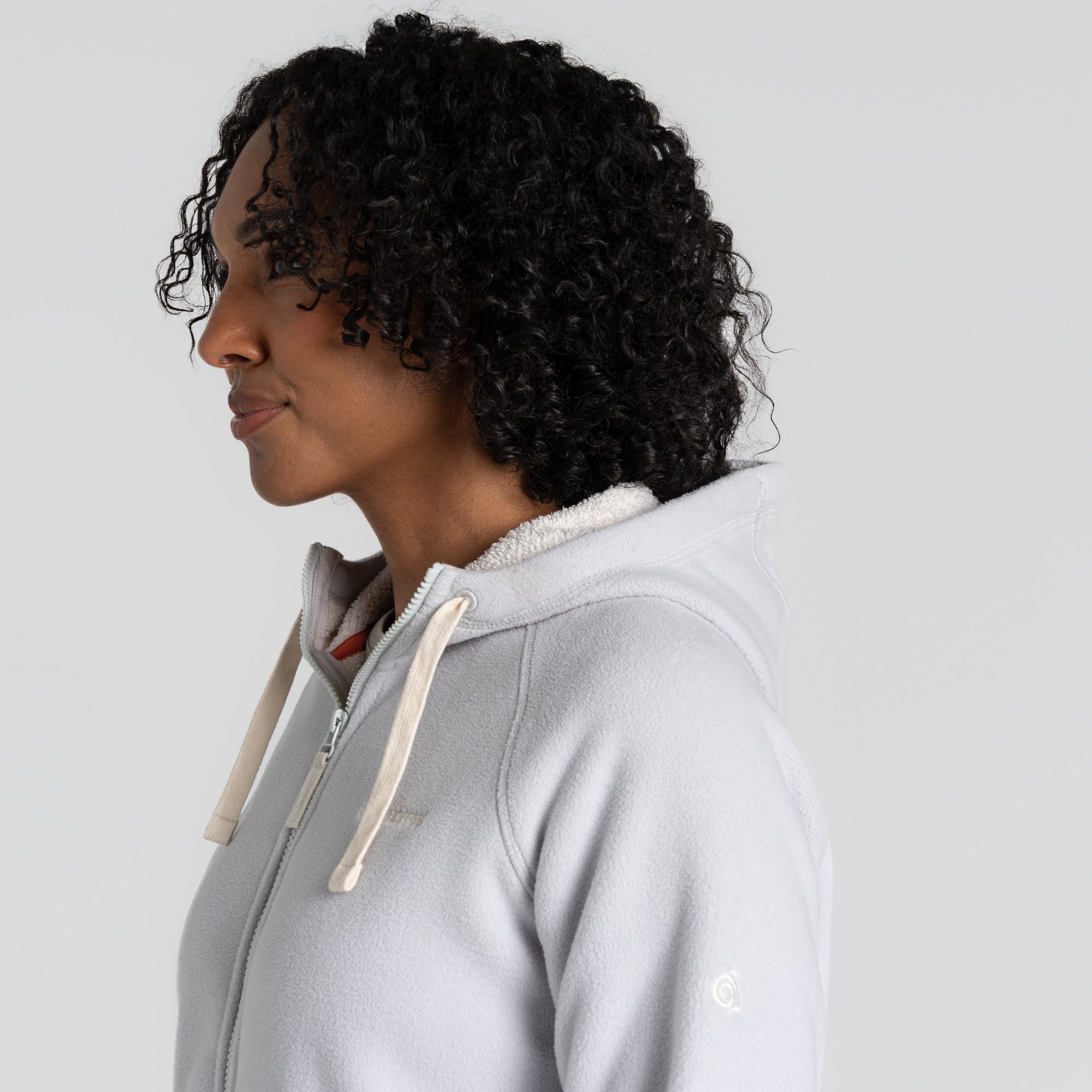 Craghoppers Craghoppers Women's Mari Insulating Hooded Fleece Jacket in Light Grey - 4