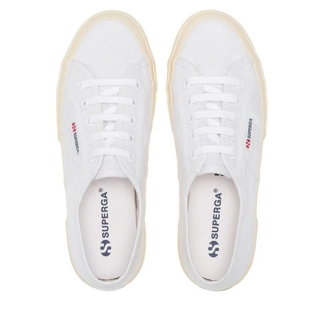 Superga Superga Women's 2750 Linen Trainers in White - 3