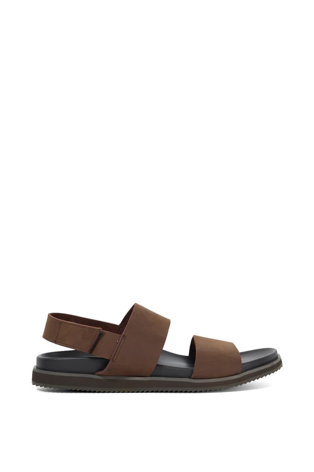 Dune London Dune London Men's 'Idealistic' Leather Sandals in Brown