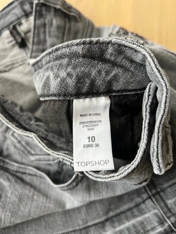 Topshop Topshop denim mini skirt