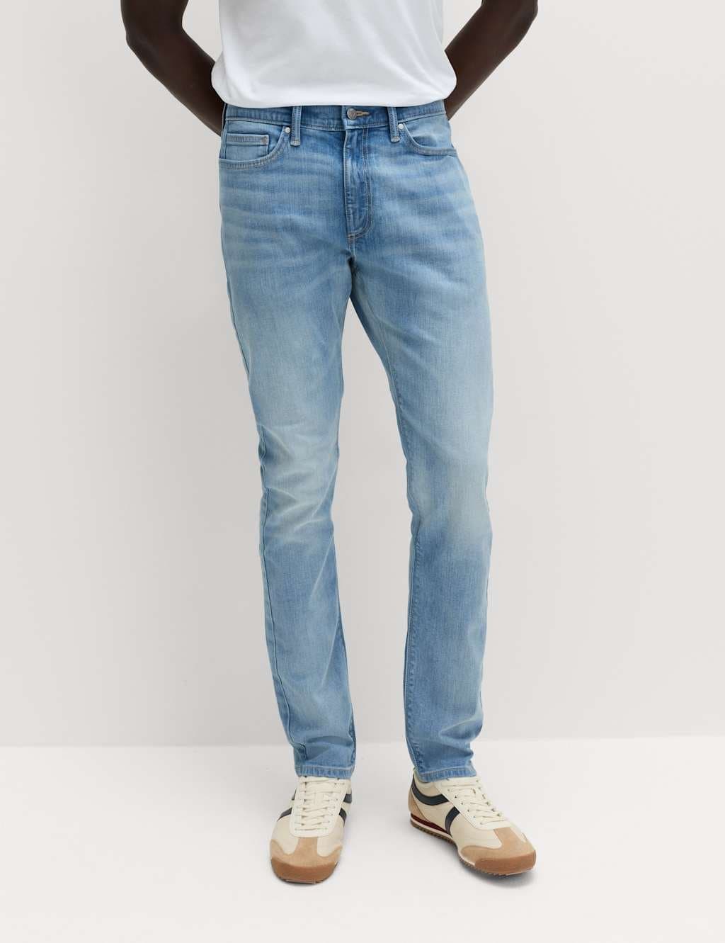 Marks & Spencer M&S Slim Fit Stretch Jeans Blue Blue