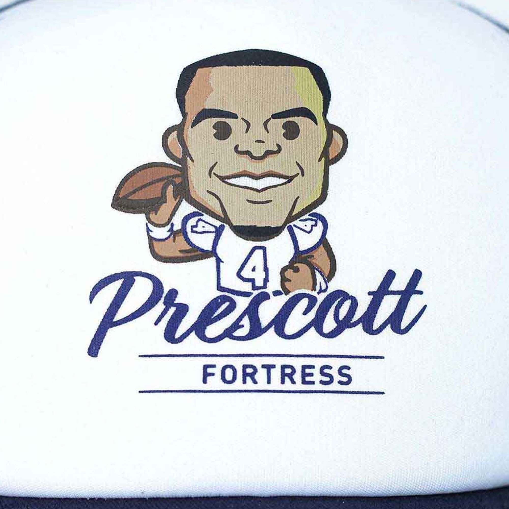 Tokyo Time Tokyo Time Men's Dak Prescott NFLPA Mesh Back Trucker Cap in White - 2