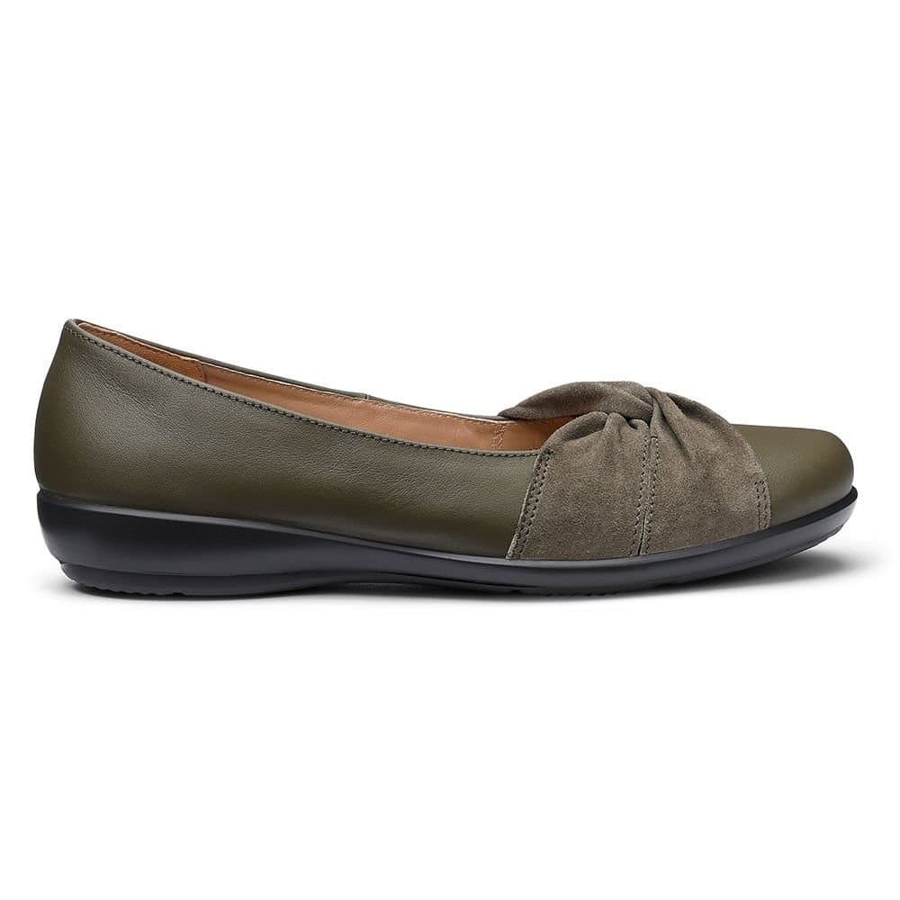 Hotter Hotter Women's 'Lark' Ballerinas in Khaki