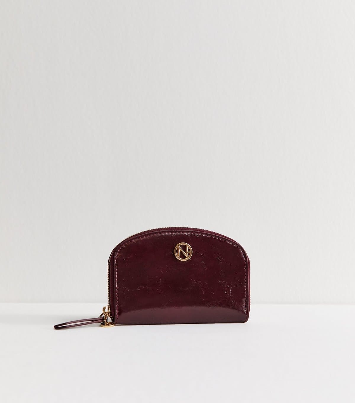 New Look New Look Dark Burgundy Faux Leather Purse