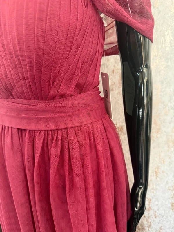 Babaroni Stunning Babaroni Mulberry Tulle Maxi Dress UK 12 Bridesmaid Wedding Formal prom