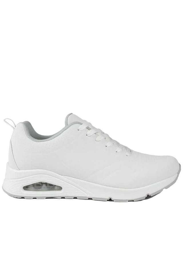 Pavers Pavers Men's Grippy Lace-Up Trainers in White - 2