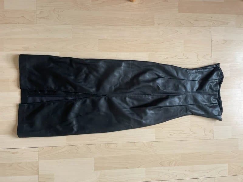 Bershka faux leather dress