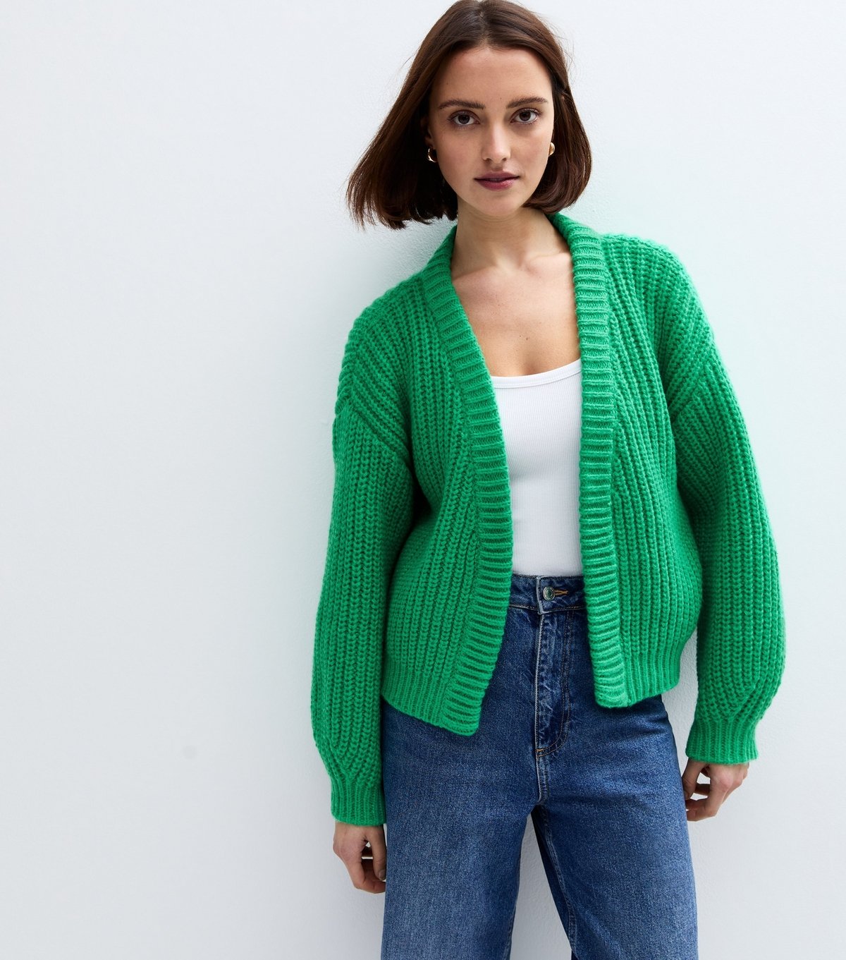 Sunshine Soul Women's Green Cardigan Sunshine Soul New Look - 2