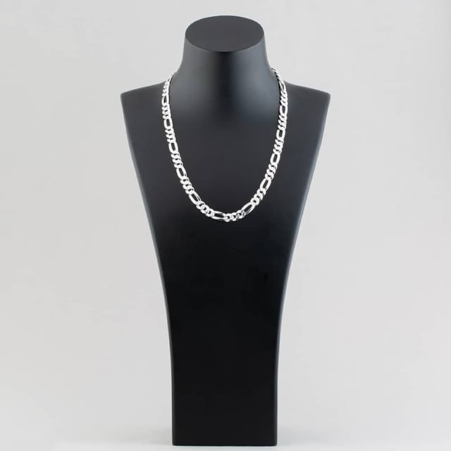 T.H.Baker T.H.Baker Women's Silver 20 Inch Figaro Chain SFFP-810-AG-20 - 2