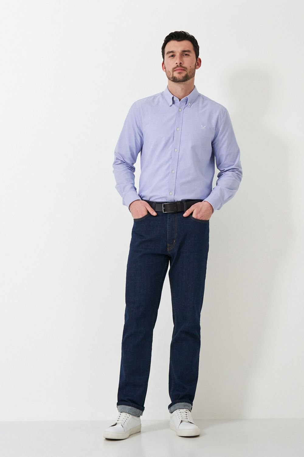 Crew Clothing Crew Clothing Men's Crew Classic Shirt Oxford Sky in Blue - 4