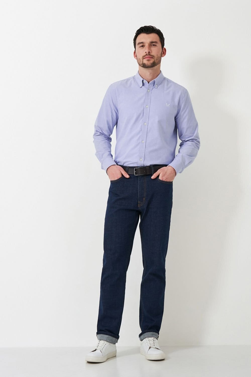 Crew Clothing Crew Clothing Men's Crew Classic Shirt Oxford Sky in Blue - 4
