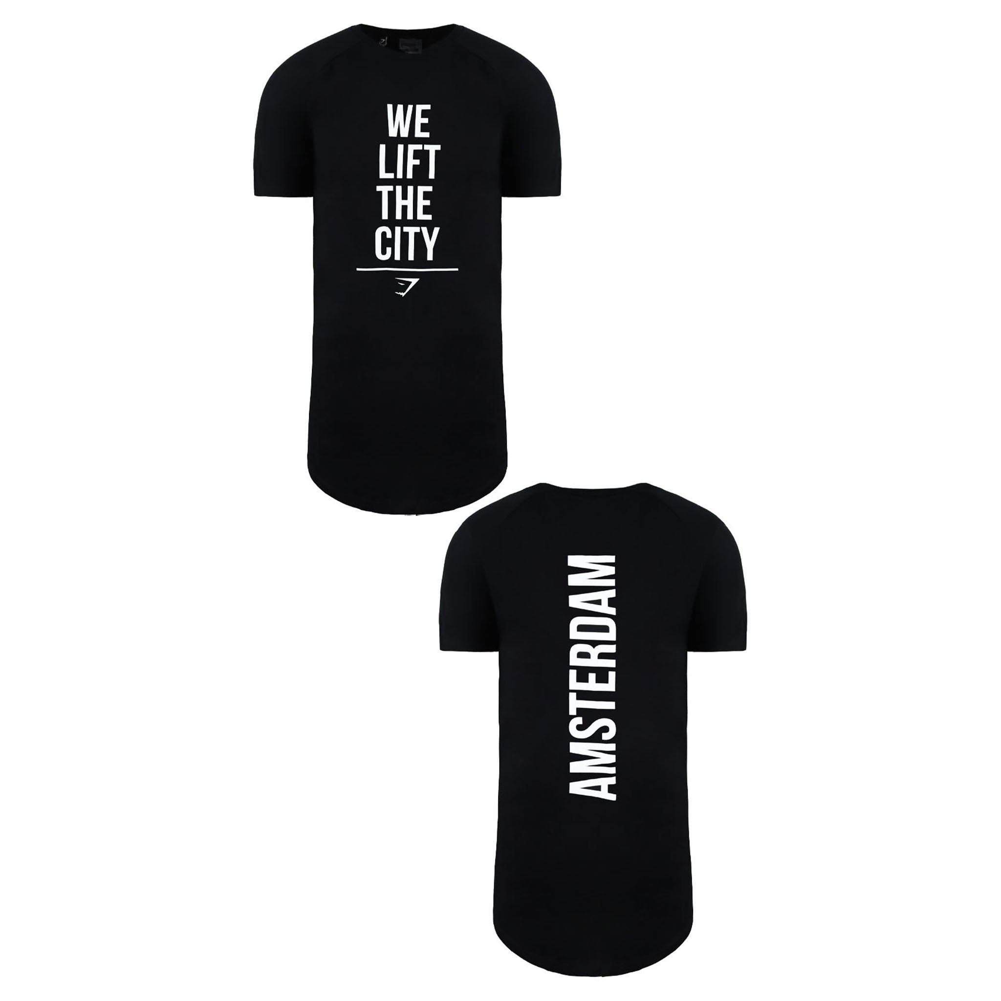 Gymshark Gymshark Men's Amsterdam Exclusive Black T-Shirt - 3