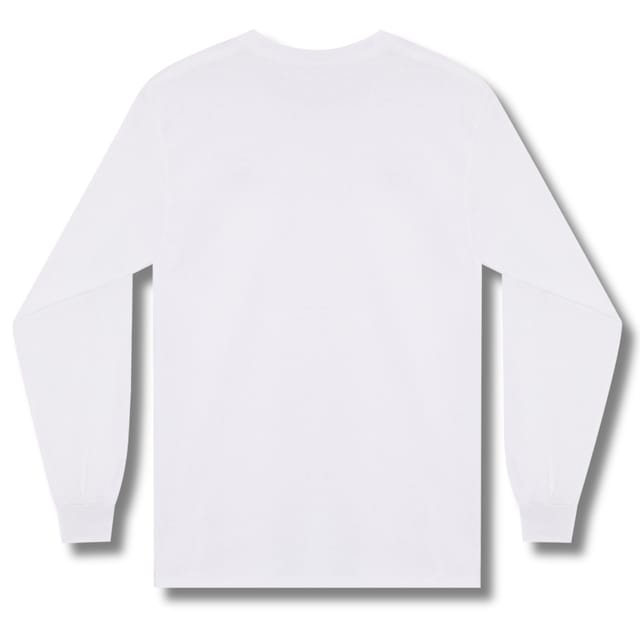 Scum Scum Men's Box Logo Long Sleeve T-Shirt - White - 2