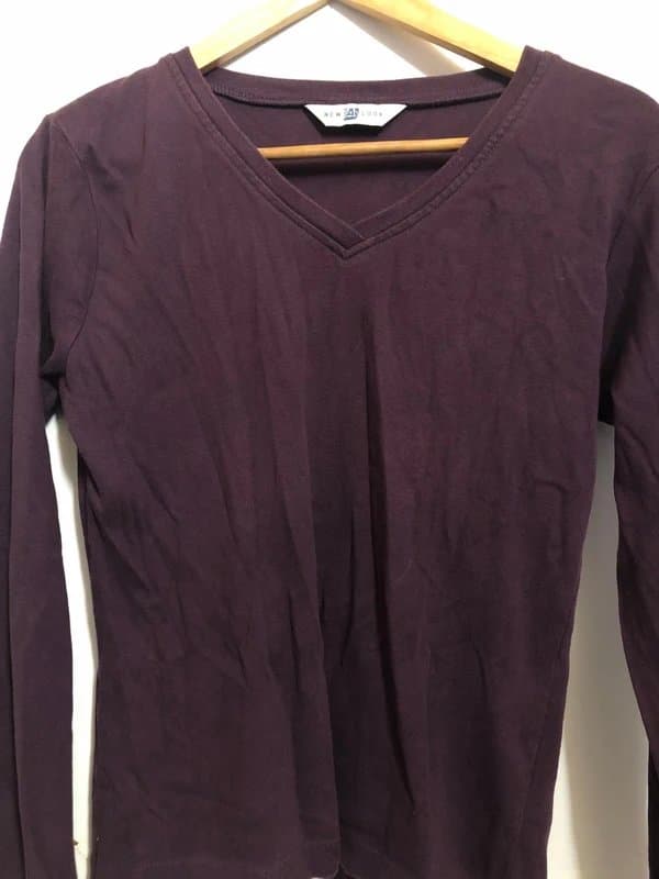 New Look Purple v neck jumpers New Look size uk 18