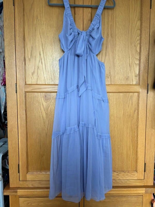 ASOS Asos Lilac Chiffon Dress - size 10