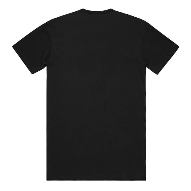 Liam Gallagher Liam Gallagher Men's Monochrome Cotton T-Shirt in Black - 2