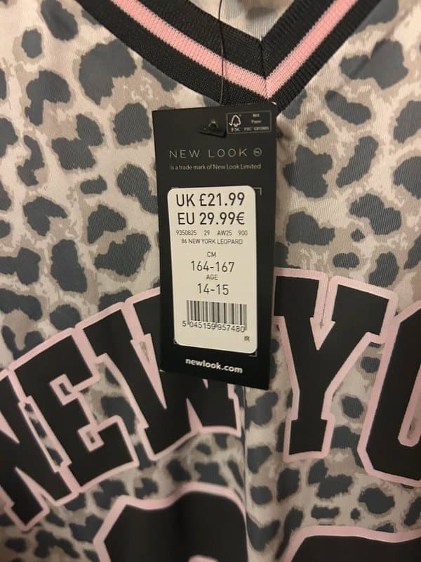 New Look Brand new leopard print jersey