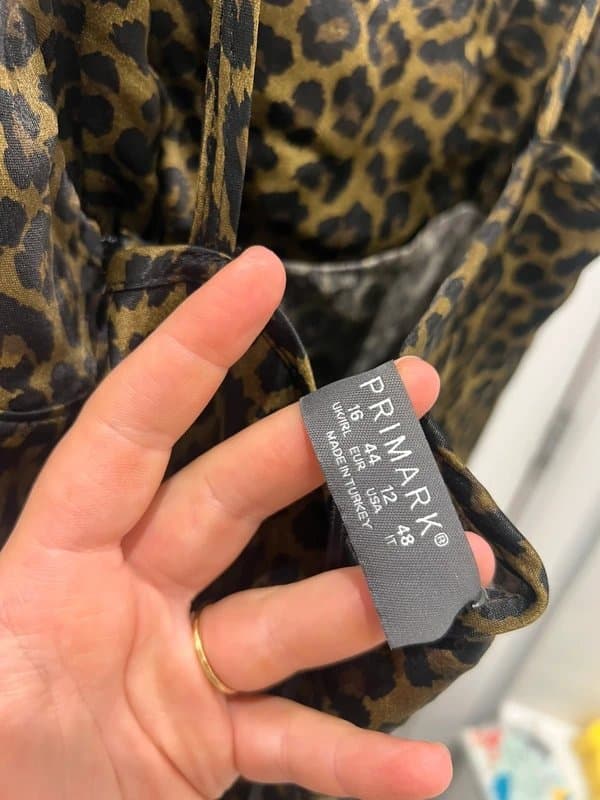 ASOS Leopard print midi dress