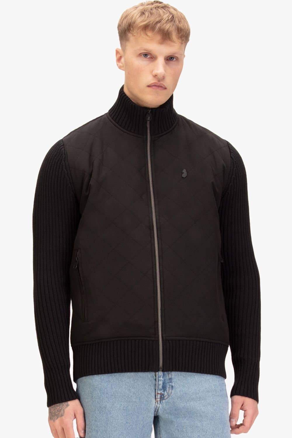 Luke 1977 Luke 1977 Men's Lee Knitted Jacket in Black