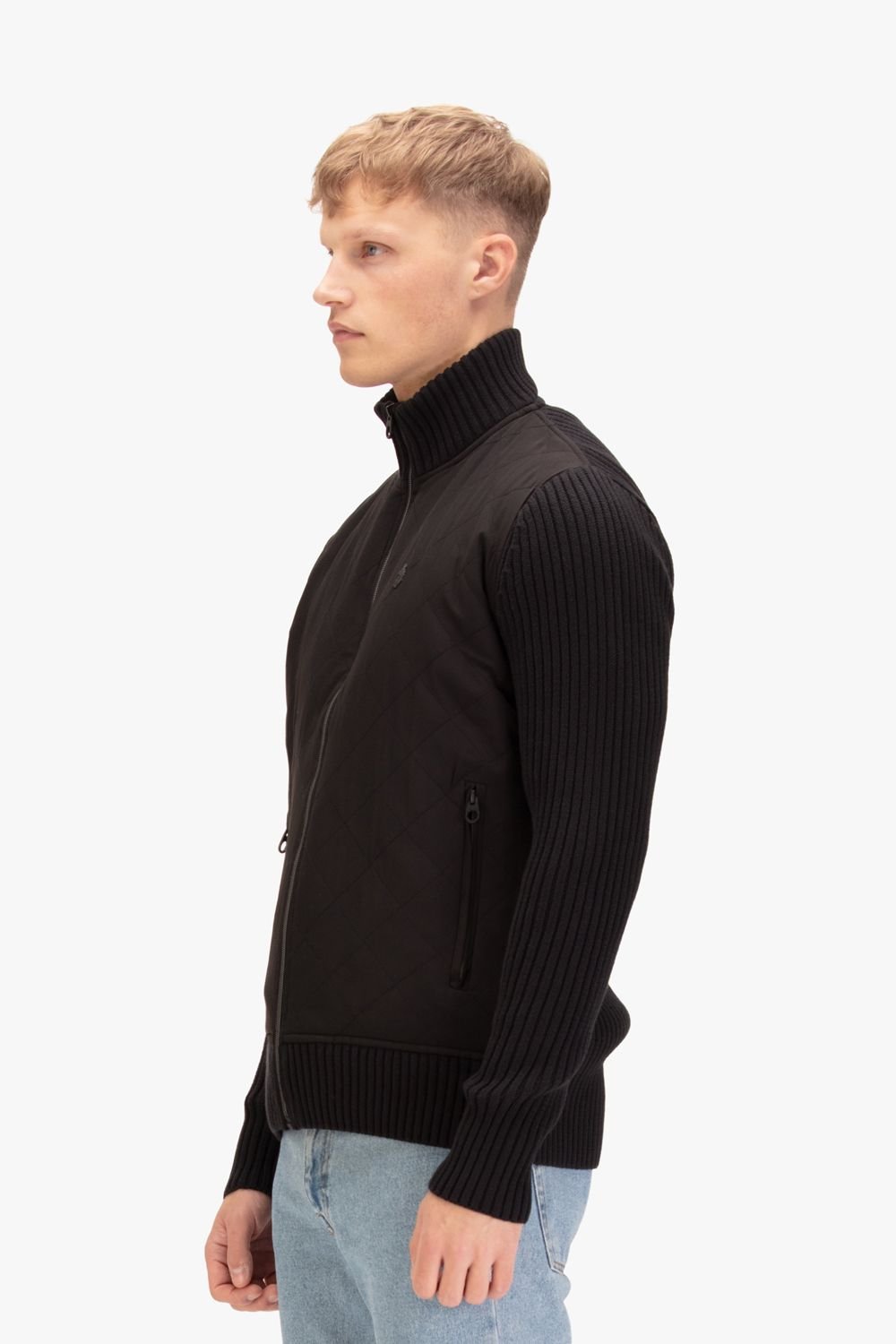 Luke 1977 Luke 1977 Men's Lee Knitted Jacket in Black - 3
