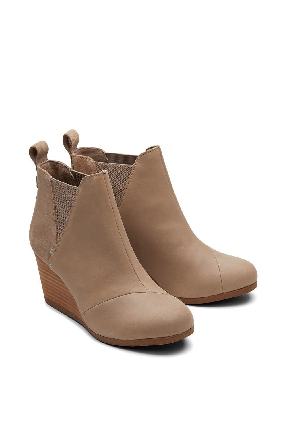 TOMS TOMS Women's 'Kelsey' Ankle Boots in Taupe