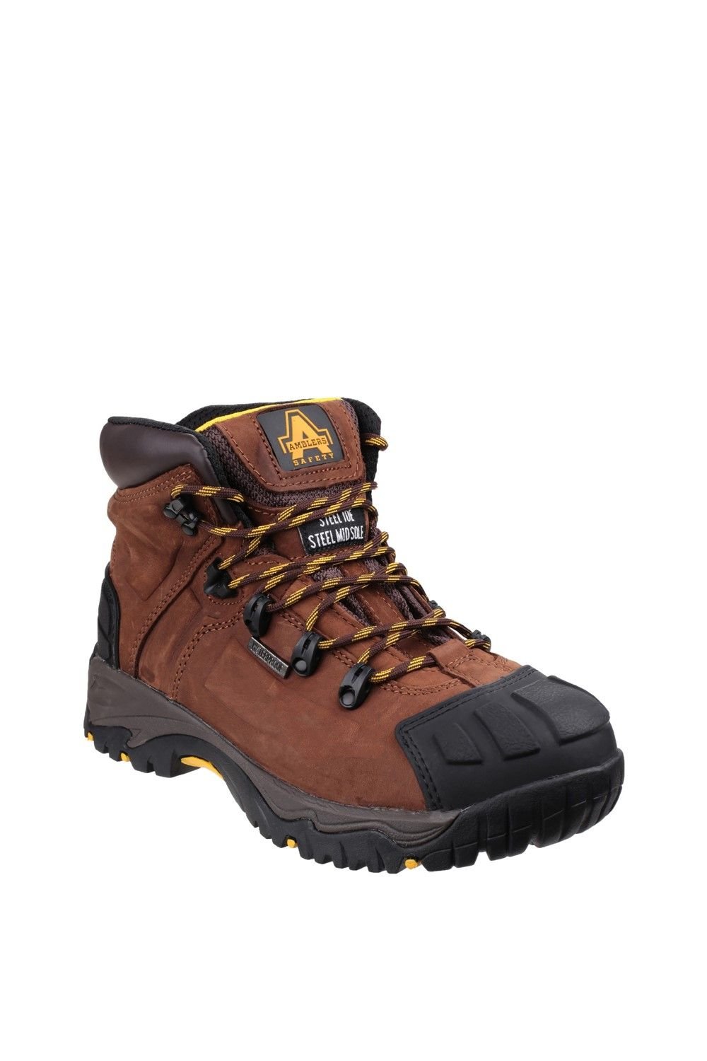 Amblers Amblers Men's 'FS39' Waterproof Safety Footwear in Brown - 2