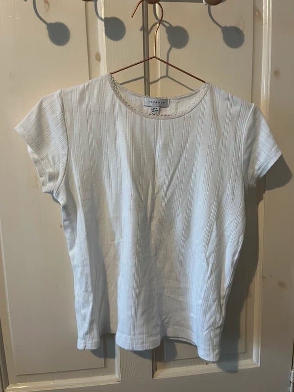 Topshop Topshop Pointelle T-shirt