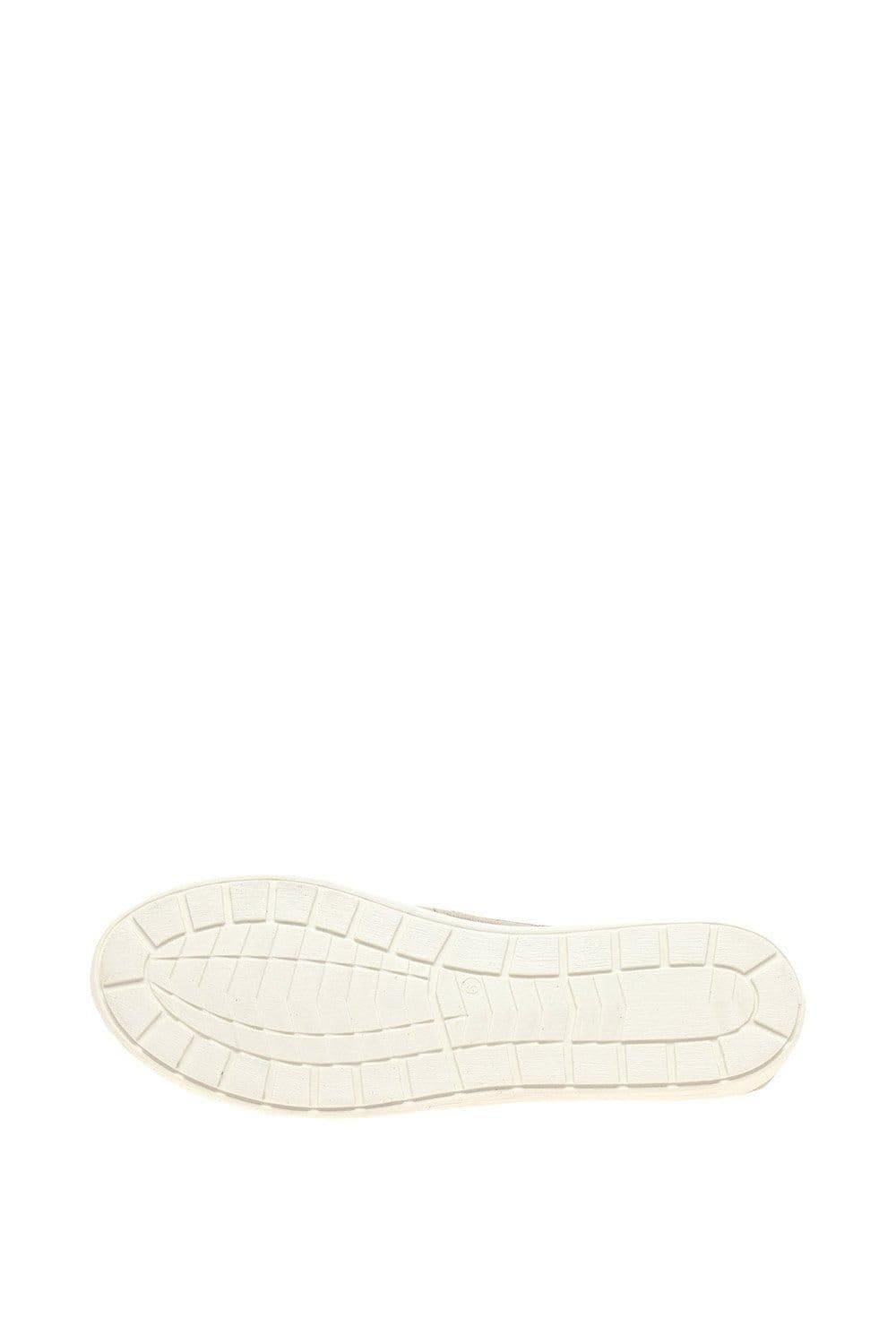 Caprice Caprice Women's 'Star' 'Casual Lace Up Trainers in Cream - 4
